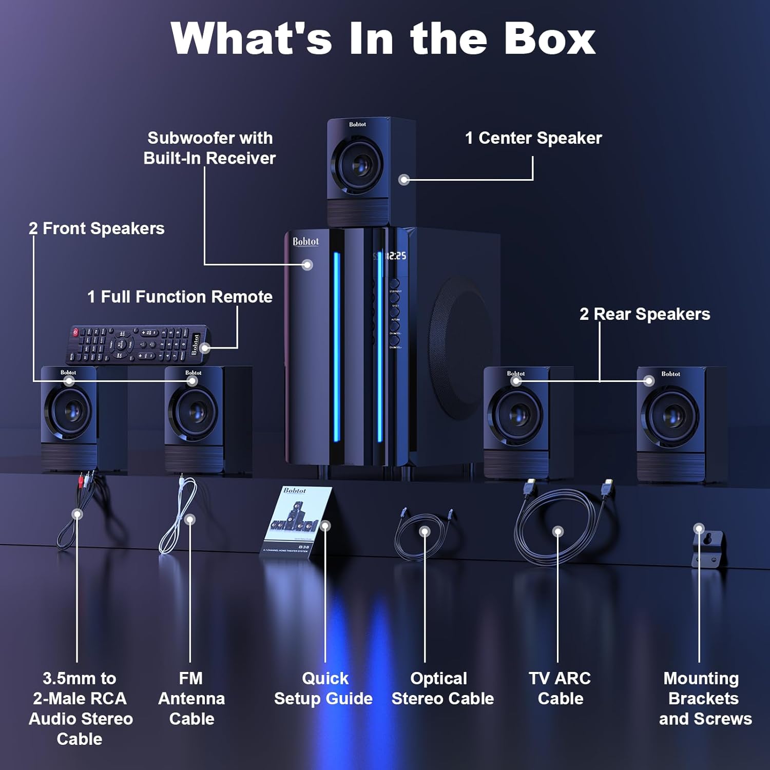 Bobtot Surround Sound System 5.1 review