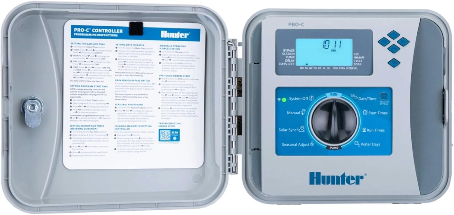 Hunter Pro-C 4 Zone Sprinkler Timer (P2C400) review