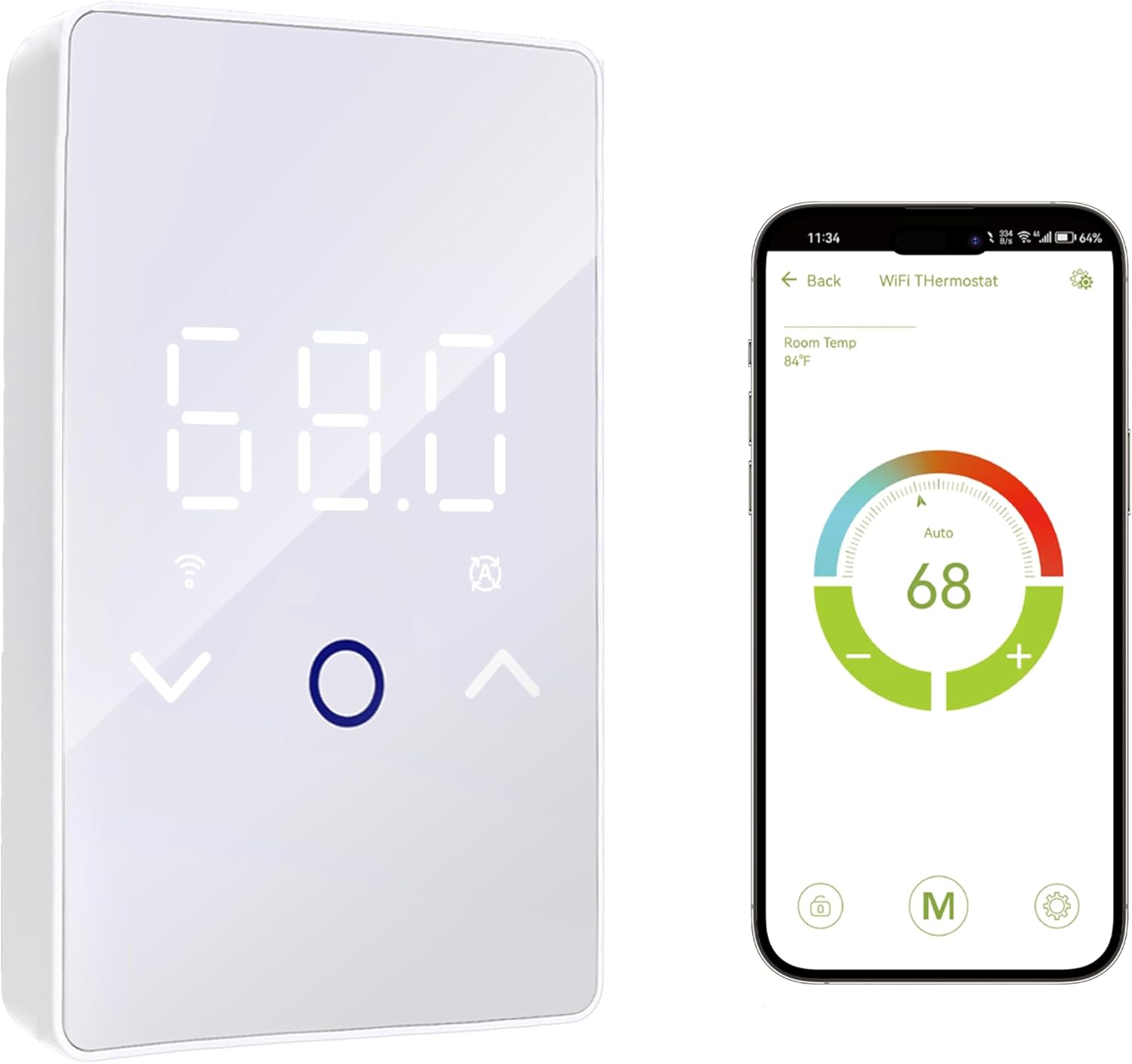 MAXKOSKO 4Pcs WiFi Smart Thermostat review