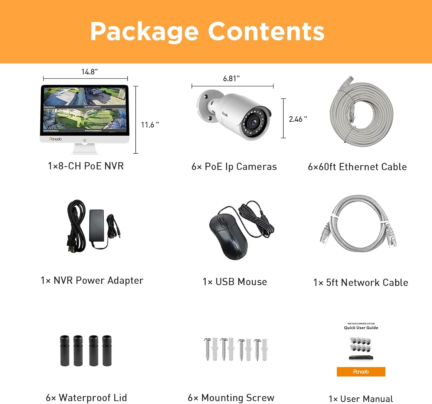 PB37FM06-5M Security Camera System review