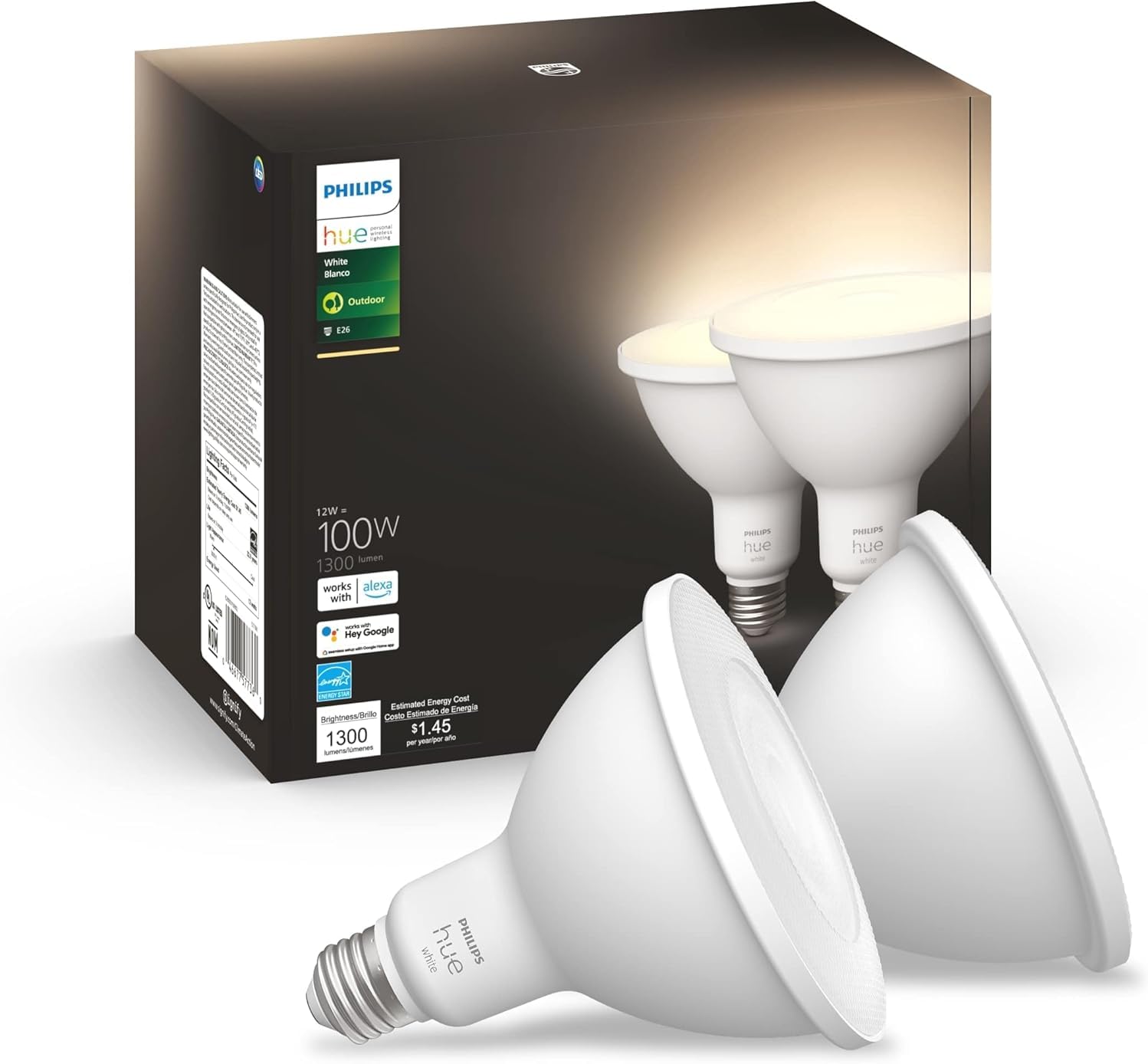 PHILIPS Hue PAR38 Smart 100W LED Bulb 2-Pack review