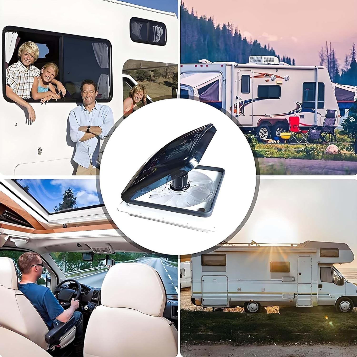 Upgraded RV Roof Ventilation System 360mm review