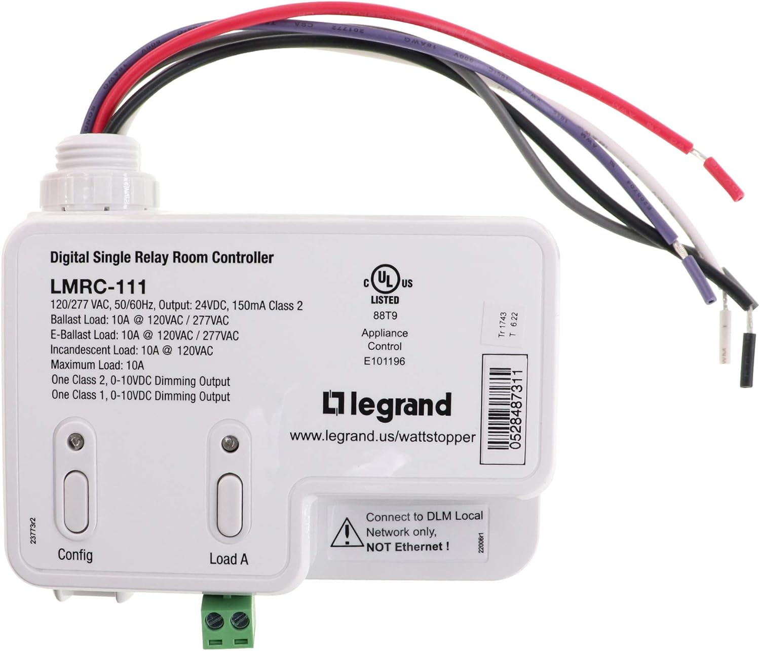 Wattstopper LMRC-111 DLM-Series Dimming Room Controller review