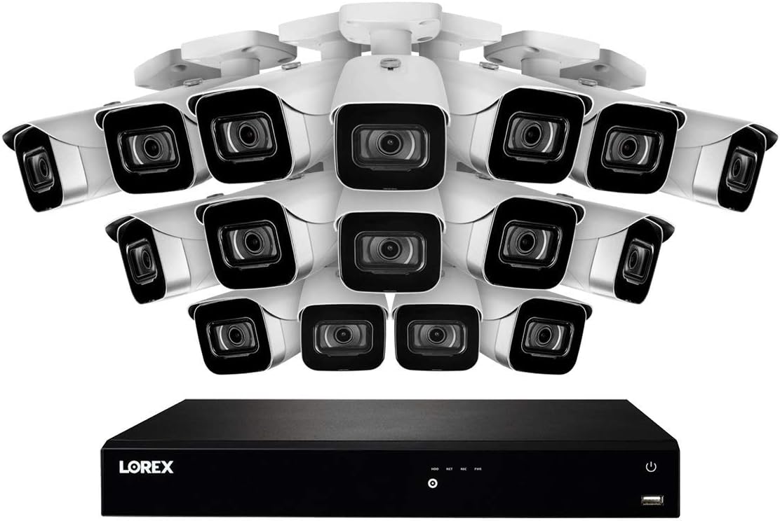 16-Channel Fusion NVR 4K (8MP) IP Cameras White review