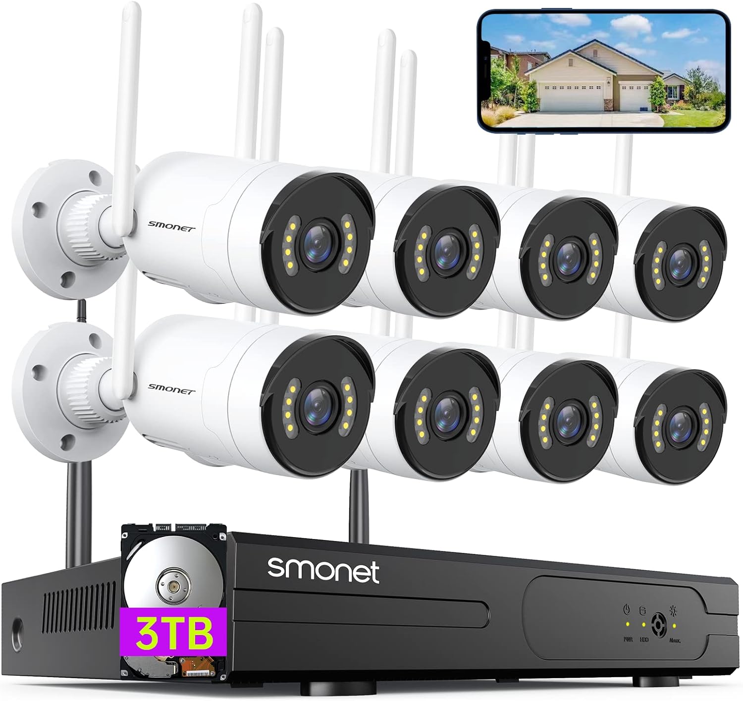 SMONET 5MP HD Wireless Security Camera System review